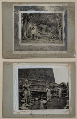 deux vieilles photos en noir et blanc représentant des hommes travaillant dans un champ