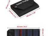 a close up of a solar charger on a white background