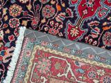 an image of a close up of a rug on a wooden floor