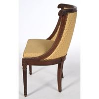 ENSEMBLE DE SALON LOUIS XVI en acajou et placage d’acajou. (photo 3)