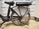 a bike with a basket on the back of it