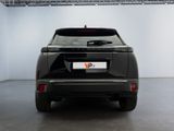 the back of a black car with a license plate on it