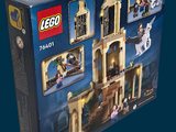 a box that has a lego castle inside of it