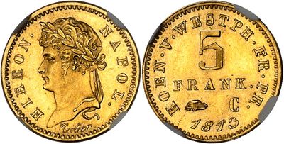 an image of a gold coin with a woman ' s head on it