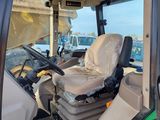 a picture of a truck with a seat and steering wheel