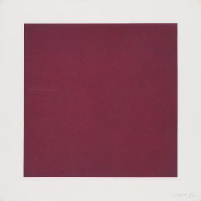 an image of a red square in a white frame