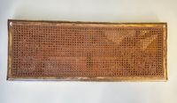 Banquette en bois doré, mouluré et sculpté de rosaces reposa… (photo 3)