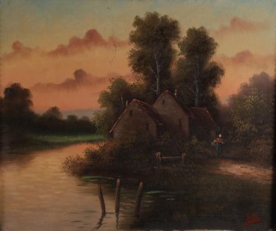 Ecole MODERNE Maison au bord du fleuve