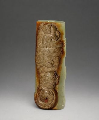 Exceptionnel jade chinois de la dynastie des Han de l'Ouest,…