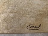 an image of a close up of a purse with a name on it