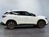 the white suv is parked in a room with a gray floor