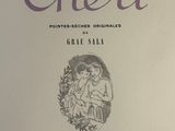 the front cover of a book with a drawing of a woman holding a child