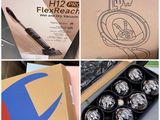 several pictures of a box of chocolates and a package of chocolates