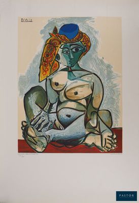 une image d'une peinture représentant une femme avec un chapeau sur la tête