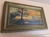 a picture of a painting hanging on the wall