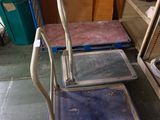 a cart that is sitting in the middle of a room
