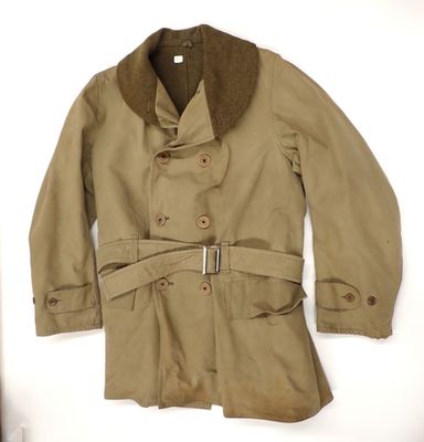 trench coat with fur collar and belt