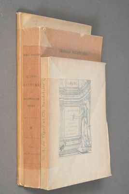 an old book with a drawing of a man in a room