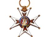 gros plan d'une médaille sur fond blanc