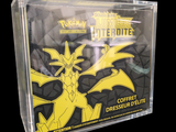 a clear box with a picture of a pokemon character on it