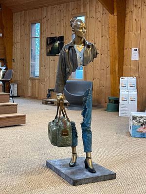 Statue BRUNO CATALANO "Loulou" Hauteur : 145cm Bronze Origin…