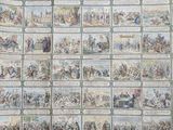 a large map of the world with pictures on it