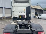 a truck that is parked in a parking lot