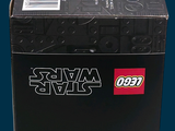 a black box with a lego star wars logo on it