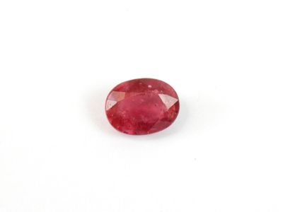des rubis rouges sur fond blanc