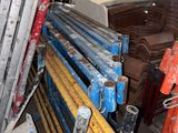many different types of pipes and pipes in a warehouse