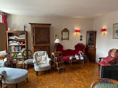 a living room with a lot of furniture in it