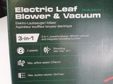 someone is holding a box of electric leaf blower and vacuum