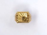 an image of a gold ring with a square stone in the center