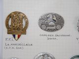 many different types of military badges on a piece of paper