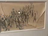 a picture of a drawing of a group of people