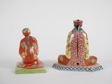 pair of chinese figurines of a man and a woman