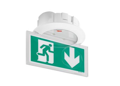 Lot de 2 Éclairages de sécurité encastrés de la marque URA - modèle BA - Photo 1