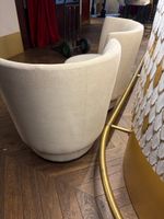 2 Petits fauteuils MOBITEC, beige, assise tournante, petites… (photo 4)