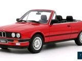 bmw 3 series cabrio convertible red with black top and chrome rims