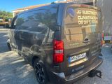 a van that is parked in the parking lot