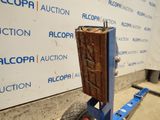 an image of a pallet with a wooden crate on it