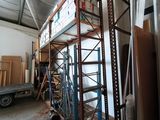 a picture of a room with scaffolding in it