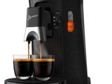 Une machine à café Philipsa permettant de préparer deux tasses de café