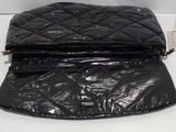 chanel black quilted leather clutch bag with chain strap