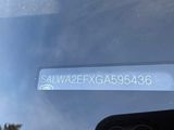 a sticker on the hood of a car that says shallow water xg45343436