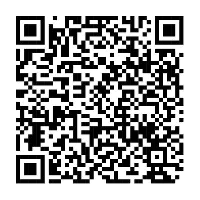 une photo en noir et blanc d'un code QR sur fond blanc