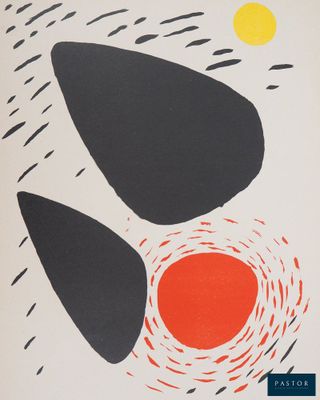 an image of a book cover with a black and red design on it