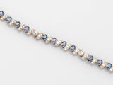 un bracelet en saphir et diamant