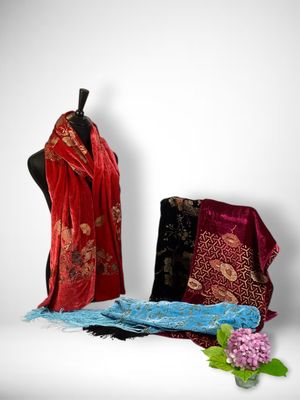two pieces of clothing on a mannequin and one piece of cloth