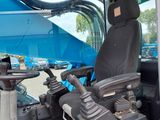 a close up view of the driver ' s seat of a tractor